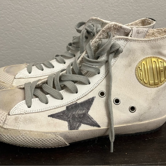 Golden Goose canvas high top sneakers - Picture 6 of 7
